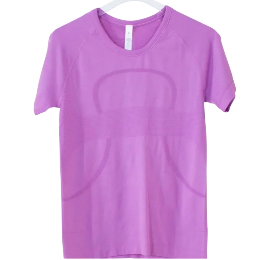 NWT Yoga Purple Short Sleeve Athletic Top